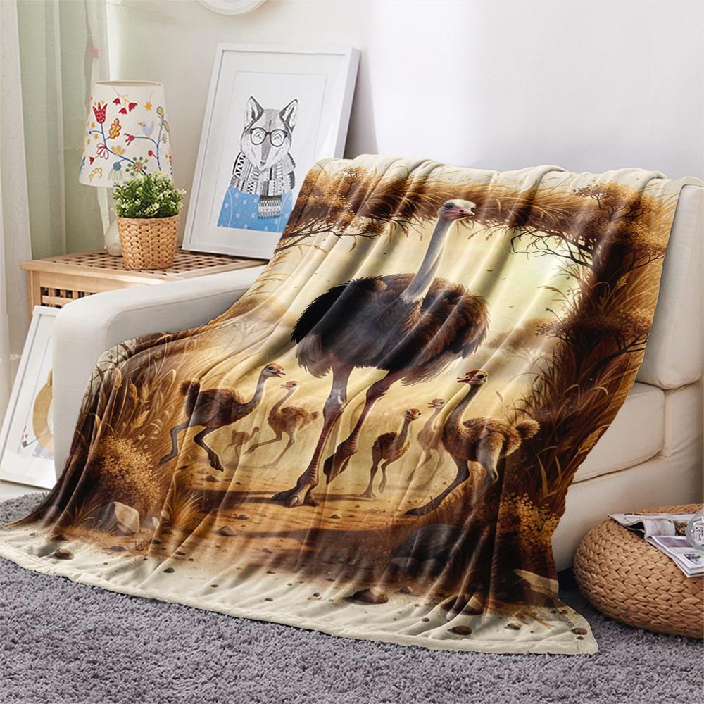 1 ks Flanelová deka s kresleným potiskem, Vysoce kvalitní, Pohodlná pro všechna roční období, Domácí dekorace, Teplo a pohodlí, Perfektní jako vánoční dárek k narozeninám