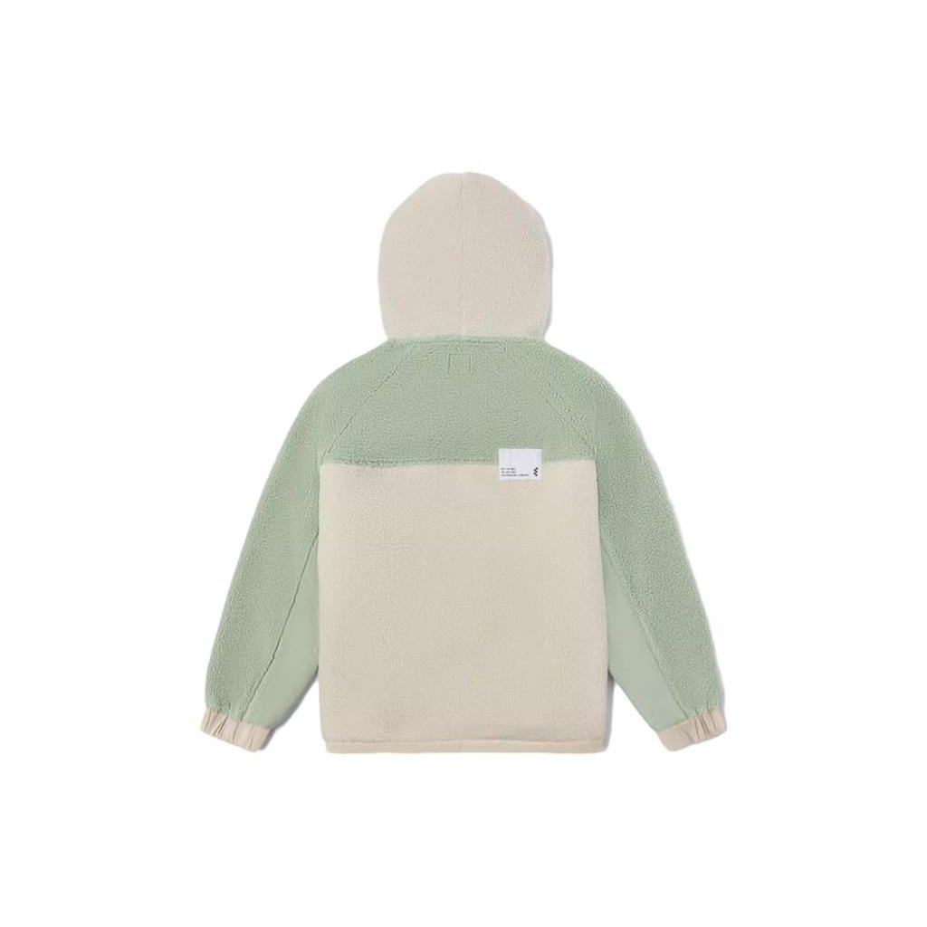 Vans Solid Color Front Pocket Hoodie Long Sleeve Sweatshirt Women Tops Green VN0A7YICUDP