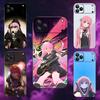 B-Bocchi-the-Rock Anime Phone Case For iPhone 17,16,15,14,13,12,Pro,Max,Plus,E,SE4,Air,Mini Black Soft Box