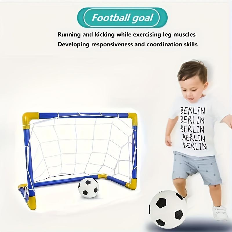 Outdoor Toy Ball Football, Youngsters's Sports Easy-to-Dismantle Football Gate Set with Portable Detachable Door - Suitable for Indoor/Outdoor Games