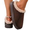 Fashion 2025 New Fashion Women Fluffy Slippers for Autumn and Winter Indoor EVA Thick Sole Anti-Slip and Warm Unisex Slippers for Winter