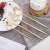 Minky Cutlery Cutlery Set Gold Stylish Tableware Stainless Steel Dinner Cutlery Set Knife Spoon Fork Set Steak Knife Table Knife Dessert Spoon Pasta