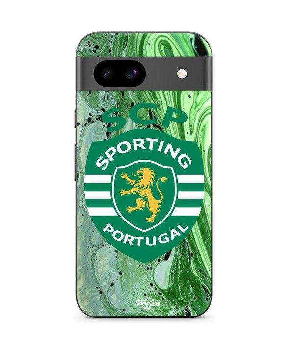 Coque - MANIACASE - Google Pixel 8a - Souple - Sportif - Motif Sporting Portugal