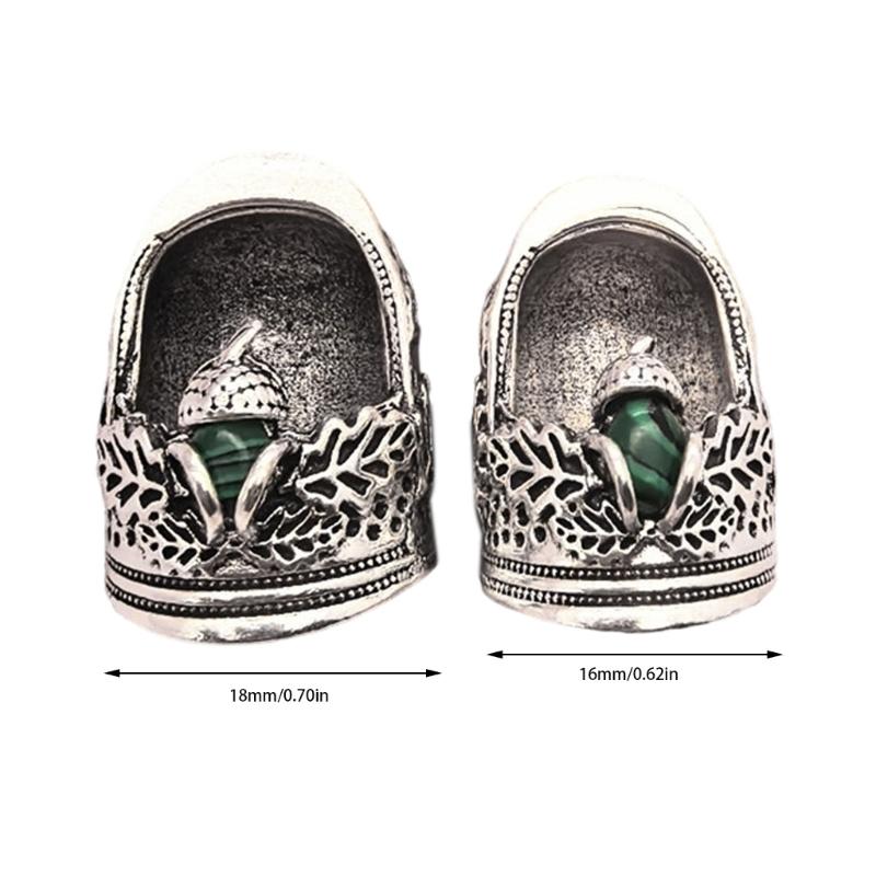 Sturdy Alloy Thimble Tool for Sewing and Crafting Enthusiasts Offering Open Designs Flexibility and Comfortable Fit