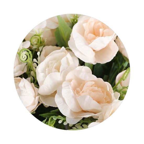 1Pc Artificial Peony Blossom Fake Flower Home Wedding Party Furniture Decoration