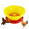 Automatic Rotating Poultry Chick Feeder Food Chicken Duck Feeder Bucket Tool Plastic Feeder Bowl for Rabbit Goose Duck Farm Use