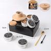 2025 Solid Wood Smoker A  Set Of Cocktail Wooden Flying Saucer Smoker For Whiskey Alcoholic Drinks