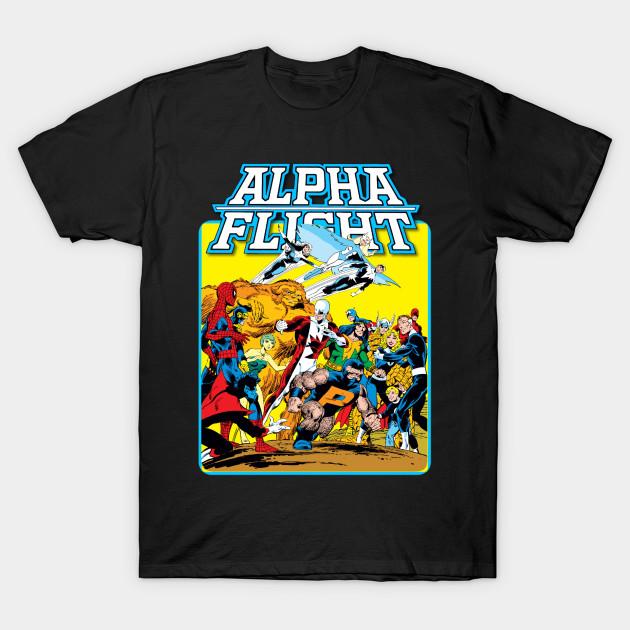 

Мужская черная футболка с принтом Alpha Flight Эксклюзивная печать на трансферной бумаге без вырезания Хлопковая футболка 2XL чёрный