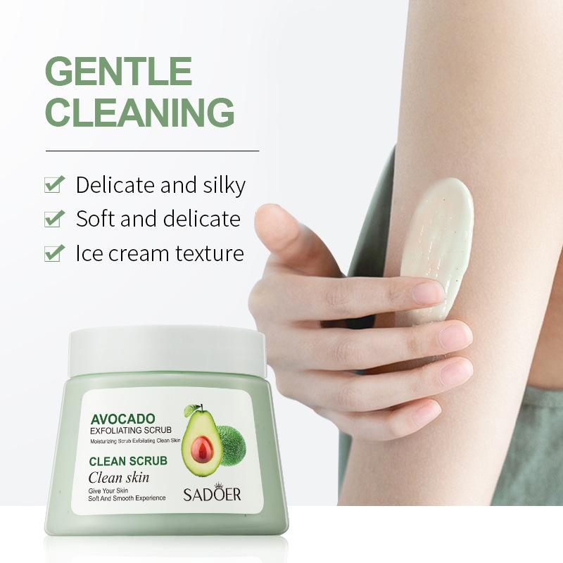 

Fruit Scrub 250g SADOER Avocado Deep Cleansing Moisturizing 1