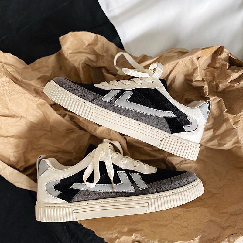 2024 spring new men's shoes Korean version trend board shoes student casual shoes men's flat shoes