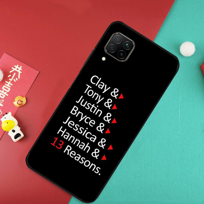 

13 Reasons Why Case For Huawei Nova Y91 Y61 Y60 Y70 Y90 Nova 9 SE 10 11i 8i 3i P20 P30 Pro P40 Lite Cover P Smart Z