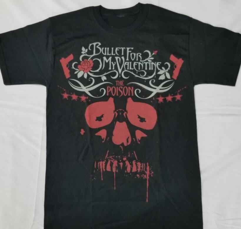 

SALE Reprinted Bullet For My Valentine Poison Licensed T-Shirt unisex S-4XL Unisex T-Shirt XXXXL