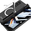 For For Samsung Galaxy Z Fold 7 6 5 4 3 5G Case Magsafe Wireless Charging Magnetic Hinge Pen Holder Stand Screen Protect Film Cover
