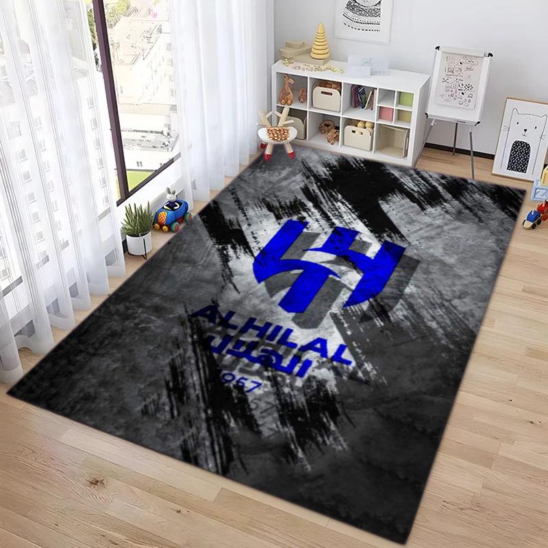 Roshn Saudi League football team Al Hilal SFC Neymar da Silva Santos Júnior carpet is suitable for living room and bedroom office decorative carpet K1