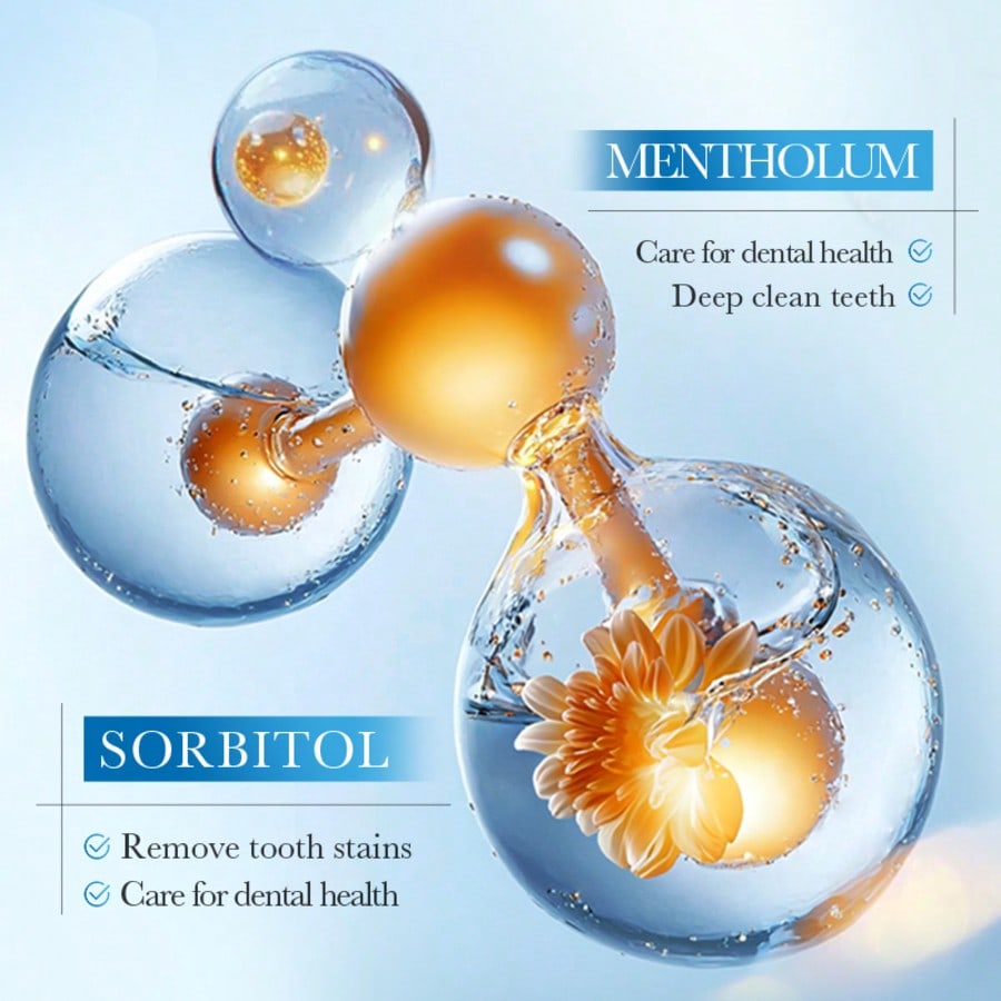 Mint Antibacterial Fresh Breath Mouthwash for Oral Hygiene Cleansing and Long-Lasting Freshness