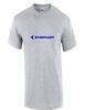 Embraer Blaues Logo Brasilianischer Luft- und Raumfahrtkonzern Sportgraues Baumwoll-T-Shirt