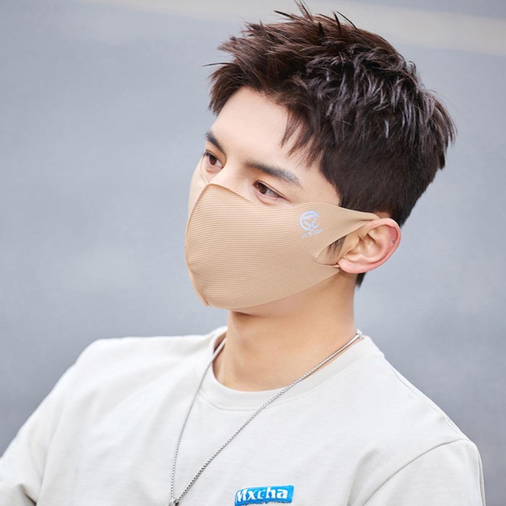 Sunscreen Face Scarf Traceless Face Cover Summer Face Gini Mask Breathable Ice Silk Mask  Outdoor