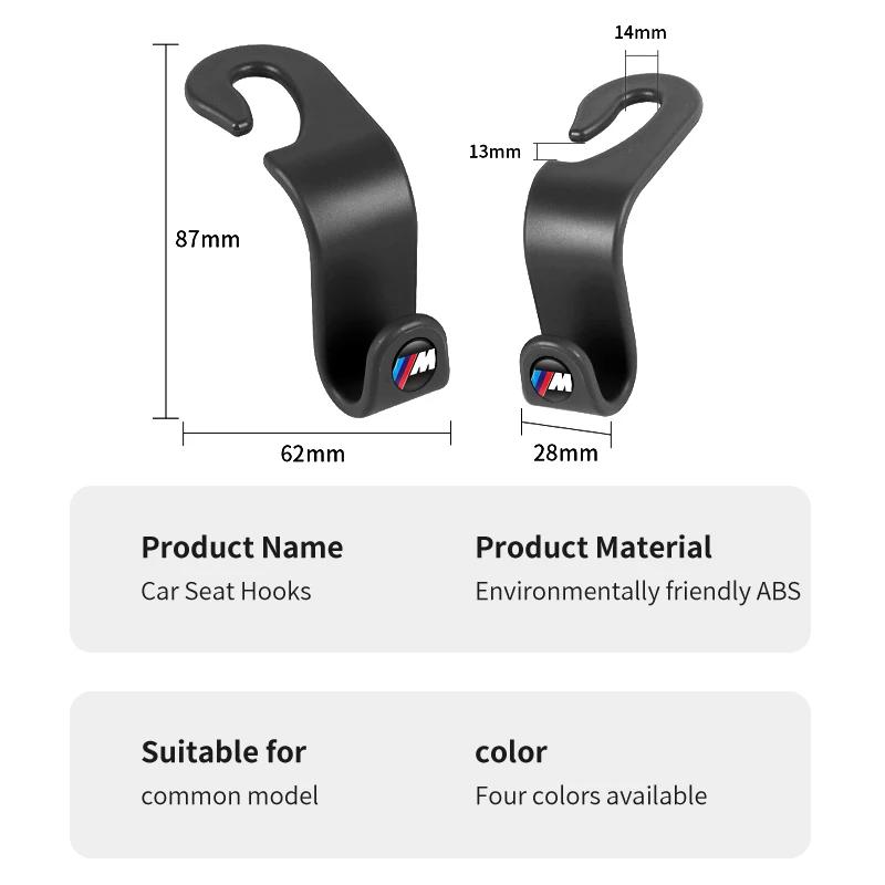 Car Sticker 2025 Hot Car Seat Hang Hook Headrest Bracket Interior Accessories For Bmw M Performance M2 M3 M4 M5 M6 1 2 3 4 5 7 S