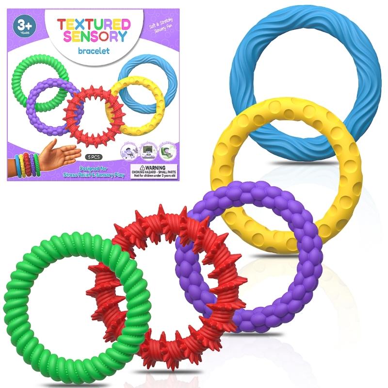 Flexible Fiddle Toy Wristband Permanent Elastomer Plan Transportable Hand Counseling For Concentration Rest Training