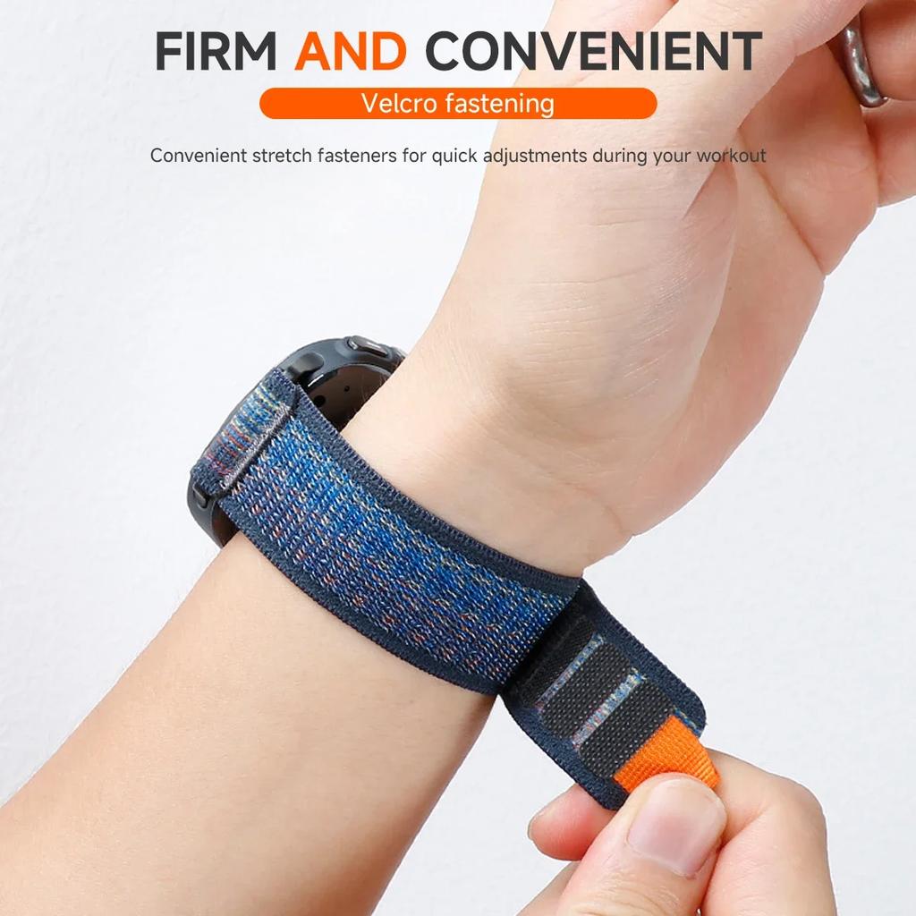 No Gaps Trail Loop Nylon Strap for Samsung Galaxy Watch Ultra 47mm Sport Bracelet Watchband for Galaxy Watch 7 Ultra Band Correa