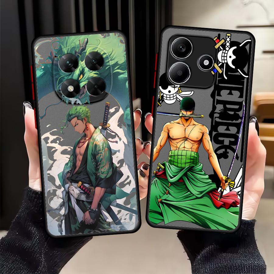Custodia Cool Luffy One Piece per Xiaomi Redmi Note 14 12 9S 13 Pro Plus 10 A4 14C 11 13C Cover Posteriore per Telefono