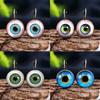 Bright Color Glass Cabochon Evil Eye Stud Earrings Fashion Jewelry Trendy Animal Eye Women Charms French Earring