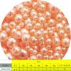 150 peças 3-8mm furo reto abs pérolas redondas imitação de contas para fazer joias