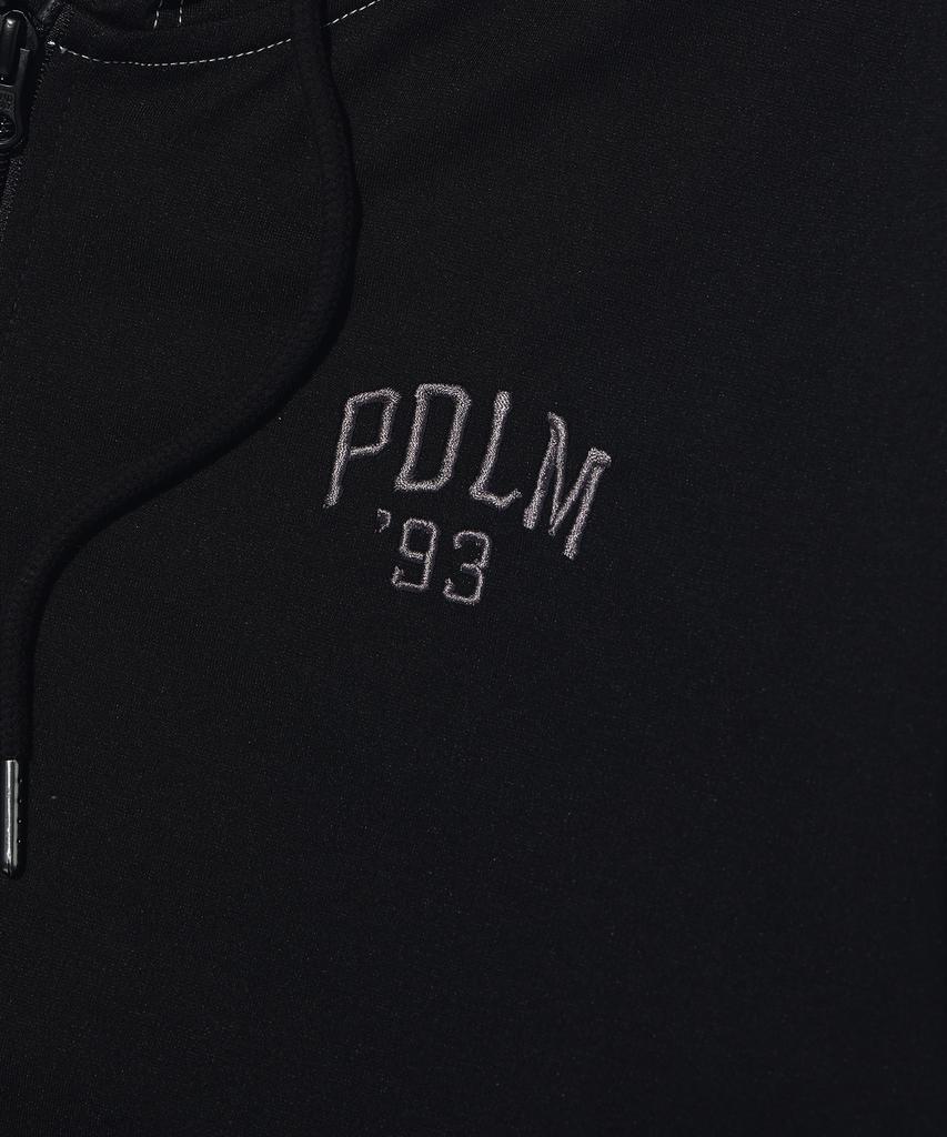Pendulum Arch Logo Stitch Contrast Zip-Up Hoodie Lq7Tu429_Black