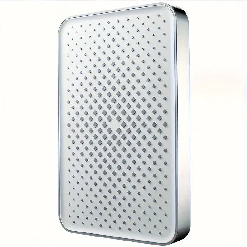 1 Piece Large Inch Large Water Outlet Pressurized Shower Head Water Heater Large Panel Top Spray Home Bathroom Accessories