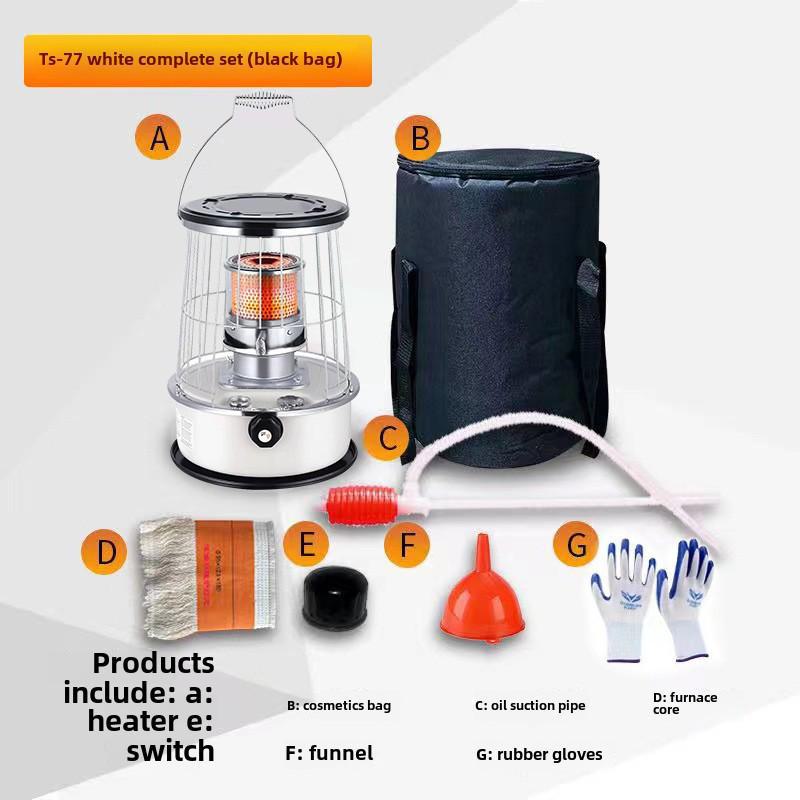 Portable Kerosene Heater Stove for Outdoor Activities Like Ice Fishing, Camping, and Household Heating.