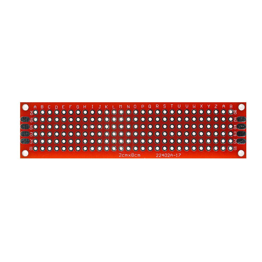 5PCS PCB Board Red Double-sided Board 2*8CM 3*7CM 4*6CM  PCB DIY Universal Circuit Board