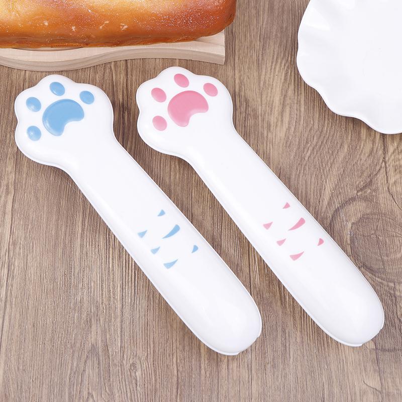 Cartoon Cat Claw Stainless Steel Spoon And Fork Set Spoon Chopstick Cutlery Student Outdoor Camping Portable Kitchen Accessories