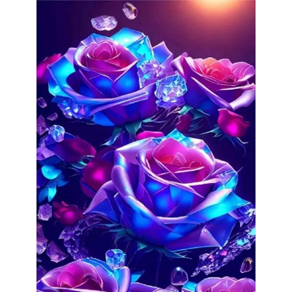 

DIY полный круг алмазная живопись вышивка крестиком 3D цветок луна домашняя сцена декоративное искусство алмазная живопись 5d алмазная живопись Full Square 25X37.5CM