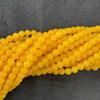 Yellow Chalcedony Round Loose Beads - Popular Style DIY Jewelry Accessories