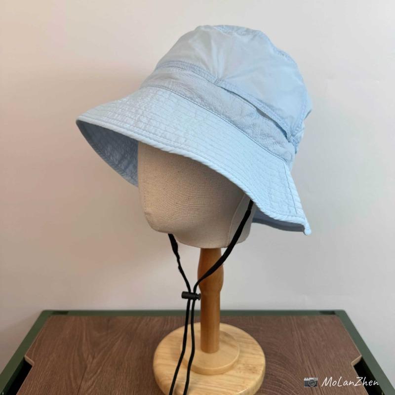 Summer Wide Brim Sun Hat Lightweight Techwear Bucket Hat Foldable Beach Panama Hat for Women Men Breathable Mesh Liner Cap