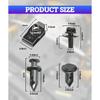 Zlirfy 35PCS Engine Under Cover Splash Shield Guard Body Bolts Screws,Bumper Fender Liner Push Retainer Fastener Rivet Clips,Bumper Clips Extruded