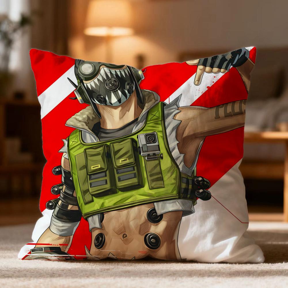 Popular AApex Legendses Cushion Cover Soft Washable Pillow Case Multi-Scene for Couch Bed Travel Office Use