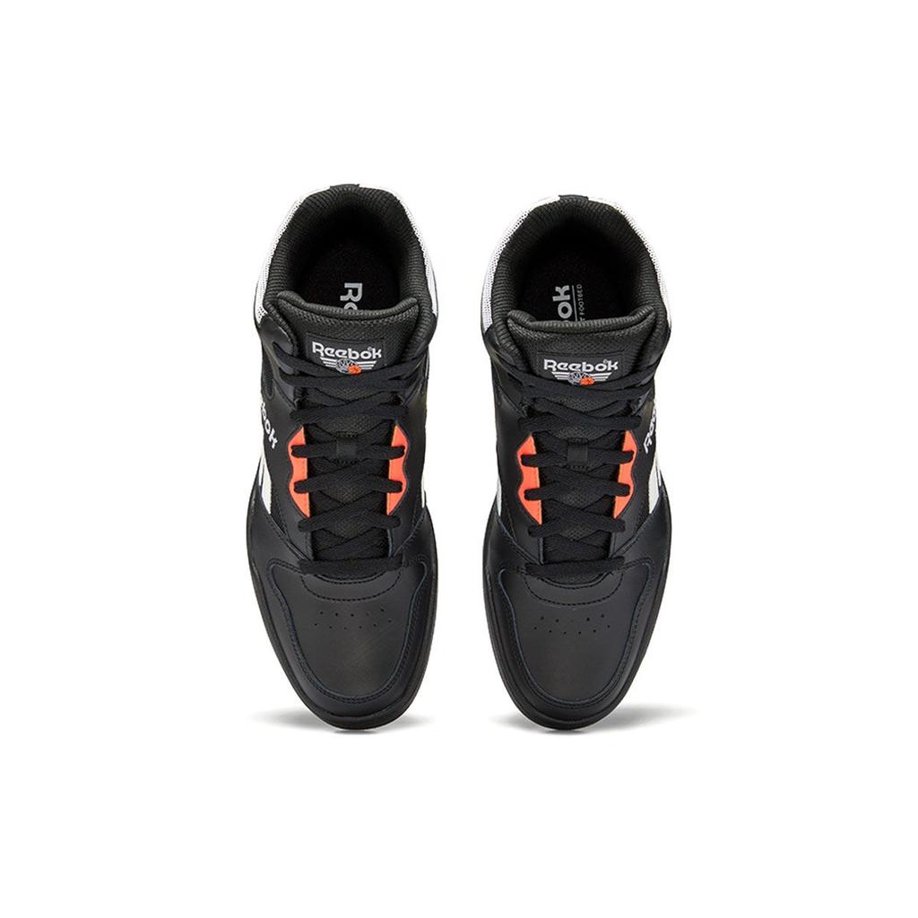 Reebok Royal BB4500 2 Round Toe Lace-Up Synthetic Leather High-Top Basketball Shoes Men Sneakers Black White H03390