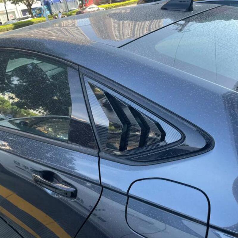 Side Rear Window Louvers Air Vent Shades Cover ABS Plastic Decoration Trim For Honda Accord 11th  2024 Exterior Accessories