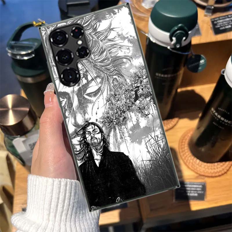 

Manga Vagabond Cases Phone Case for Samsung Galaxy S26 Ultra S25 Edge S24 S23 FE S21 Plus S20 S22 S10 Cover TPU Capa Shell Shock Samsung S22 Ultra