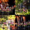 Solar Garden Colorful Butterfly LED Light, Solar Light Outdoor Waterproof, Outdoor Christmas Light, Courtyard Lawn Path Garden Decoration