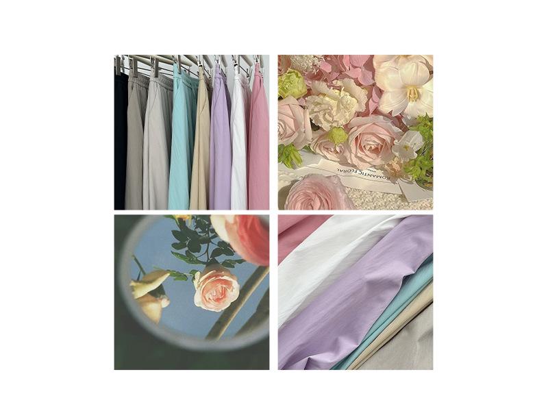 Damskirt med hög midja, elastisk, drapering och lykta, koreansk stil - Vår/Sommar
