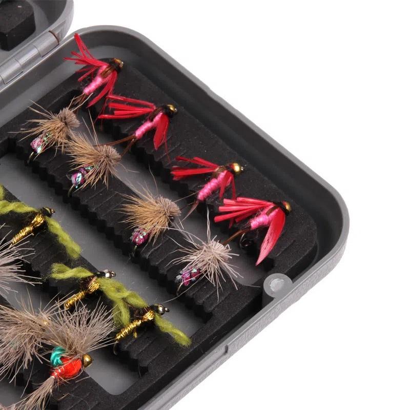 Roadrunner 40 Fly Hook Set Freshwater Feather Roadrunner Bait Fishing Hooks