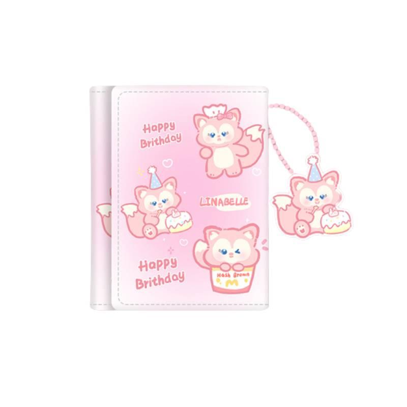 Stylish Anime Cartoon Print Wallet Mini Card Holder Easy Snap Closure Gender-neutral