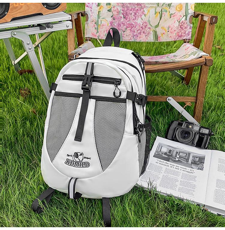 Nylon Casual Travel Backpack For Men And Women With Laptop Storage