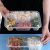 Disposable 4-Compartment Transparent Meal Prep Containers