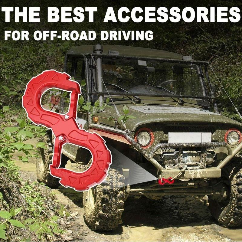 S-type Hook High-strength S-shaped Hook Solid Universal Double Ended U-buckle Portable Off Road Towing Bar JK Offroad