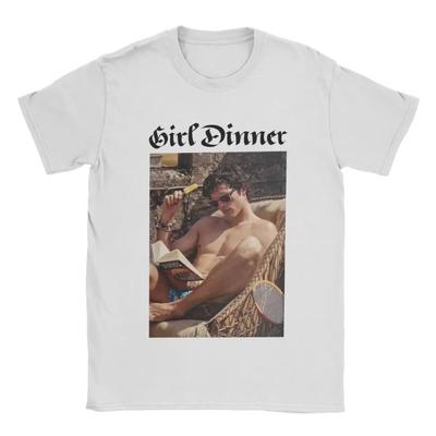 Herren T-Shirt Mädchen Abendessen Jacob Elordi Cool Reine Baumwolle T-Shirts Kurzarm T-Shirts O-Ausschnitt Kleidung Übergröße
