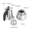Premium Portable Stainless Steel Moka Espresso Coffee Maker with Moka Pot, Convenient for Home and Travel (450ml)