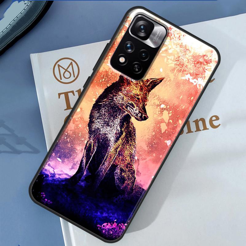 Funny Red Fox Animal Case For Xiaomi Redmi Note 13 12 11 9 10 14 Pro 9S 10S 11S 12S Redmi 14C 10C 12C 13C Cover